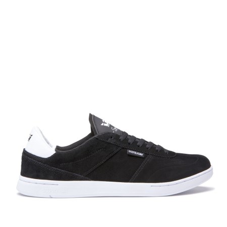 Supra Elevate Mens Low Tops Shoes Black UK 84TAX